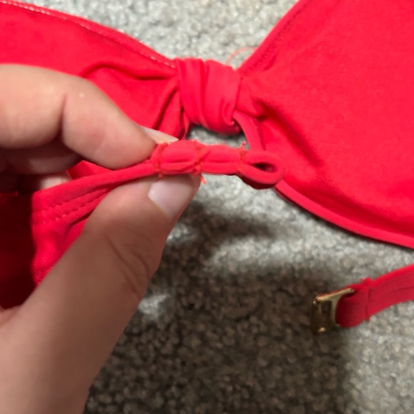 Red bikini top - Picture 7 of 8